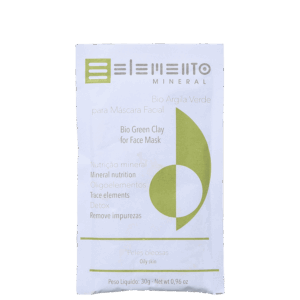 Máscara Facial Elemento Mineral Bio Argila Verde 30g