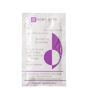 Máscara Facial Elemento Mineral Bio Argila Violeta 30g