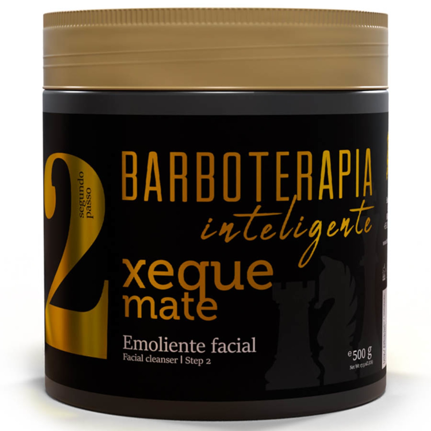 Emoliente Barba Forte Xeque Mate Facial 500g