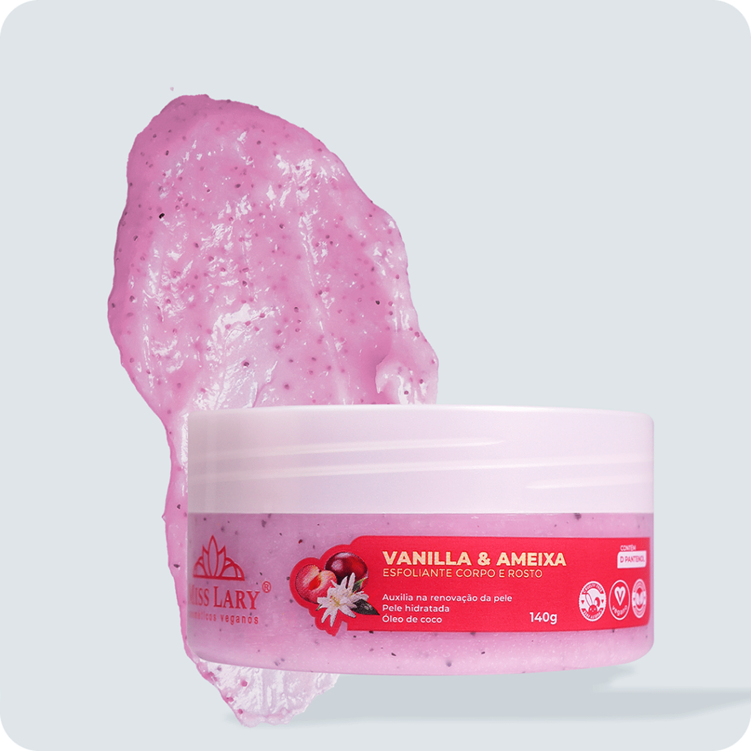 Esfoliante Vanilla e Ameixa Corpo e Rosto