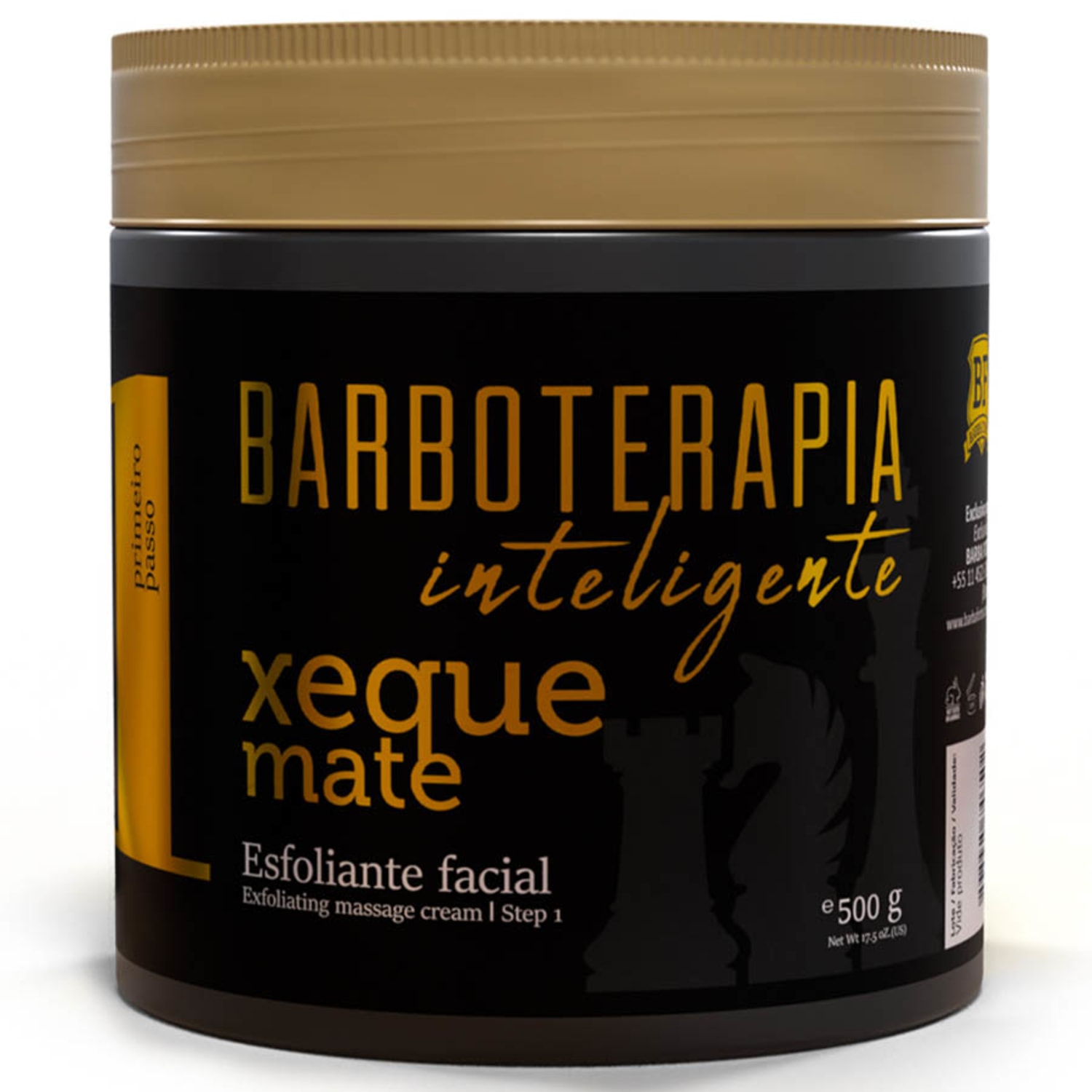 Esfoliante Barba Forte Xeque Mate Facial 500g