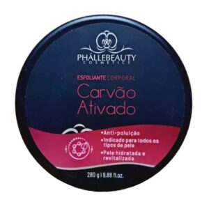 Esfoliante Hidratante Phállebeauty Carvão Ativado Corporal 280g Esfoliante Hidratante Phállebeauty Carvão Ativado Corporal 280g