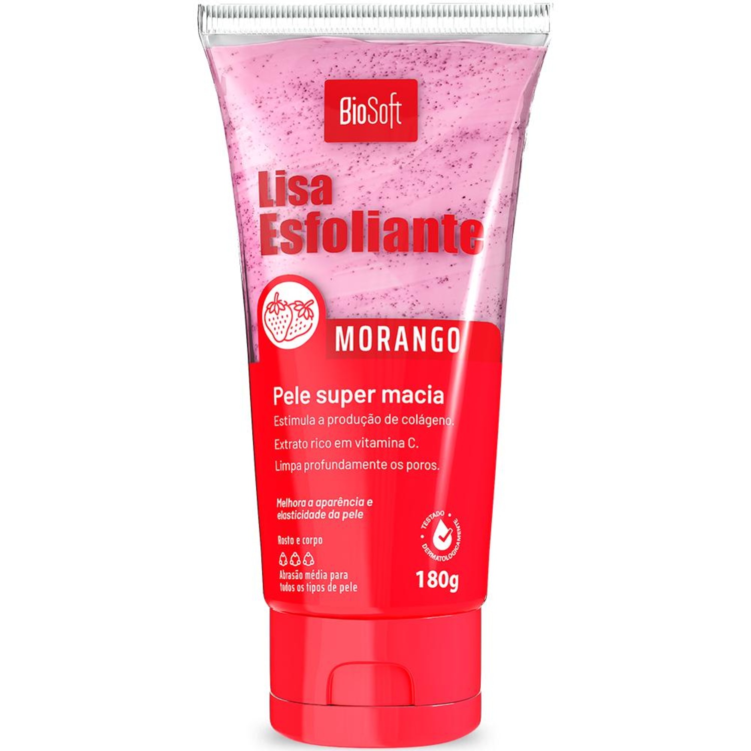 Esfoliante Bio Soft Morango 180g