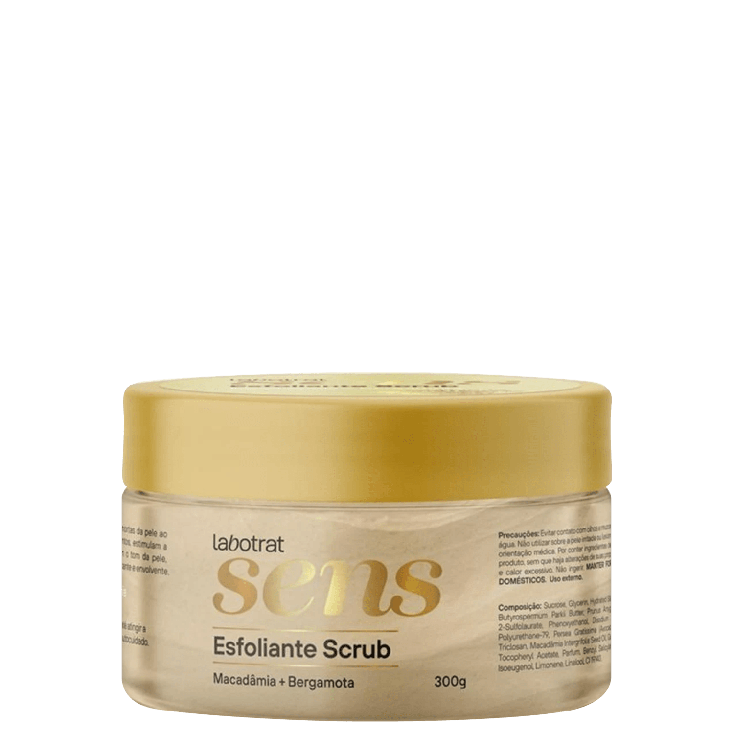 Esfoliante Scrub Labotrat Sens Macadâmia Bergamota 300g