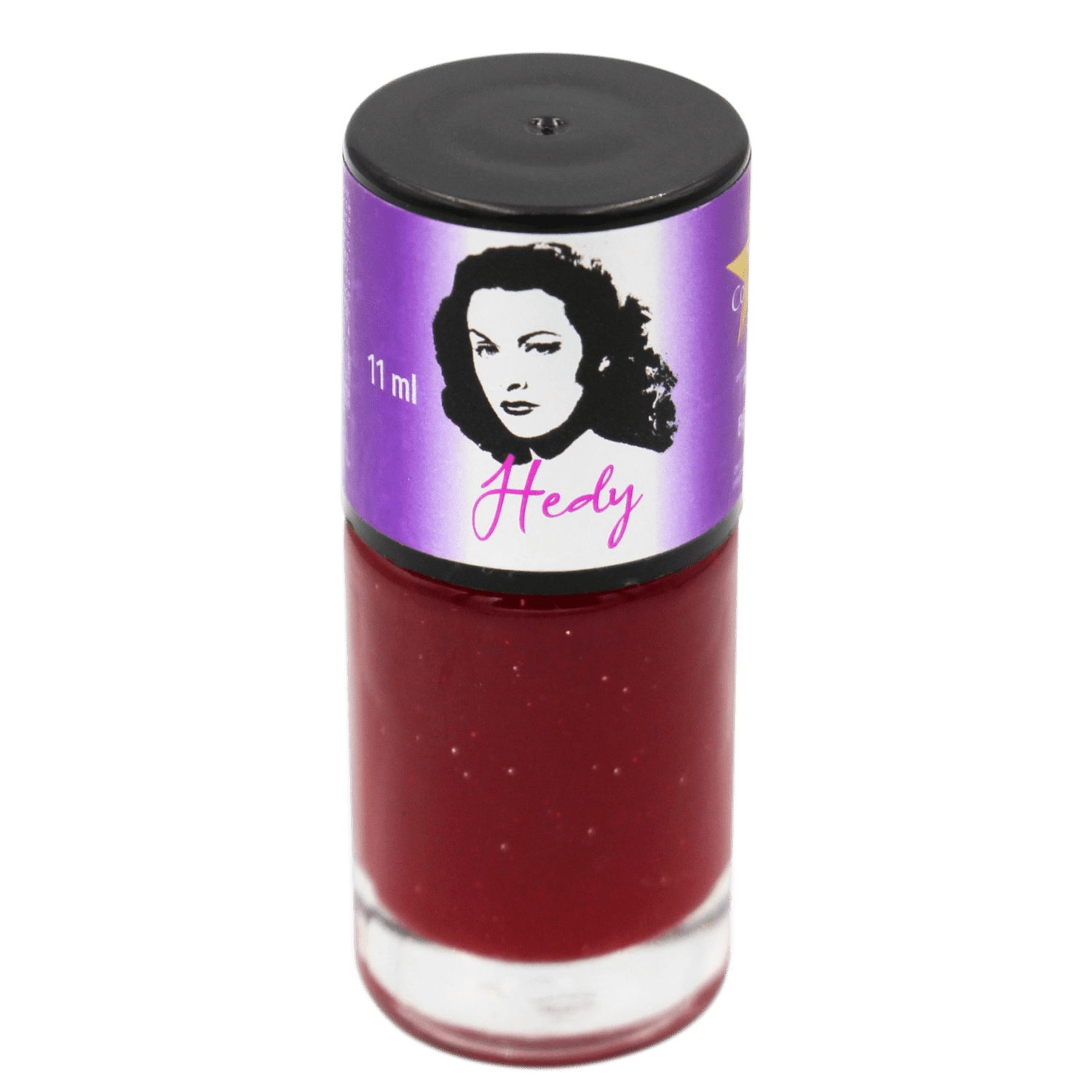 Esmalte Cremoso com Glitter Longa Duração Beleza Express Cor Hedy 11ml