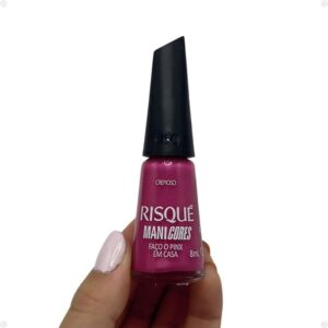 Esmalte Cremoso Risqué ManiCores Faço o Pinx em Casa 8ml Esmalte Cremoso Risqué ManiCores Faço o Pinx em Casa 8ml