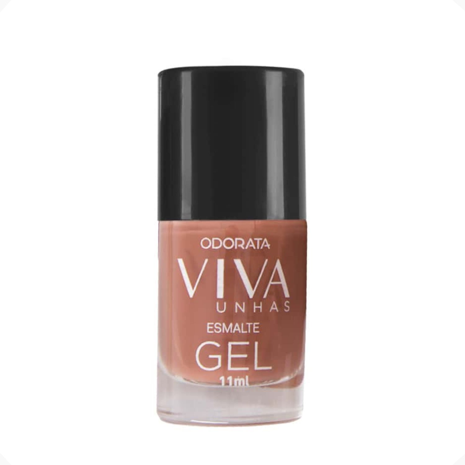 Esmalte em Gel Hipoalergênico ODORATA Viva Unhas Cappuccino Luxo Perolado 7ml (Secagem Rápida)