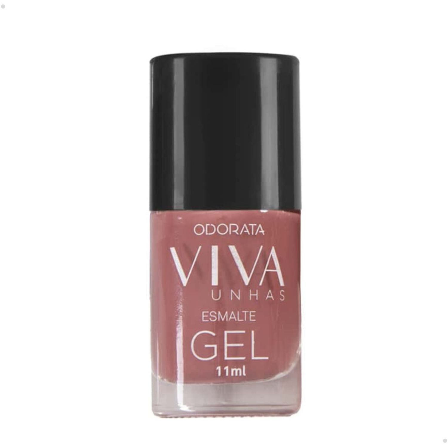 Esmalte em Gel Hipoalergênico ODORATA Viva Unhas Malva Glam Rosê Cremoso 7ml (Secagem Rápida)