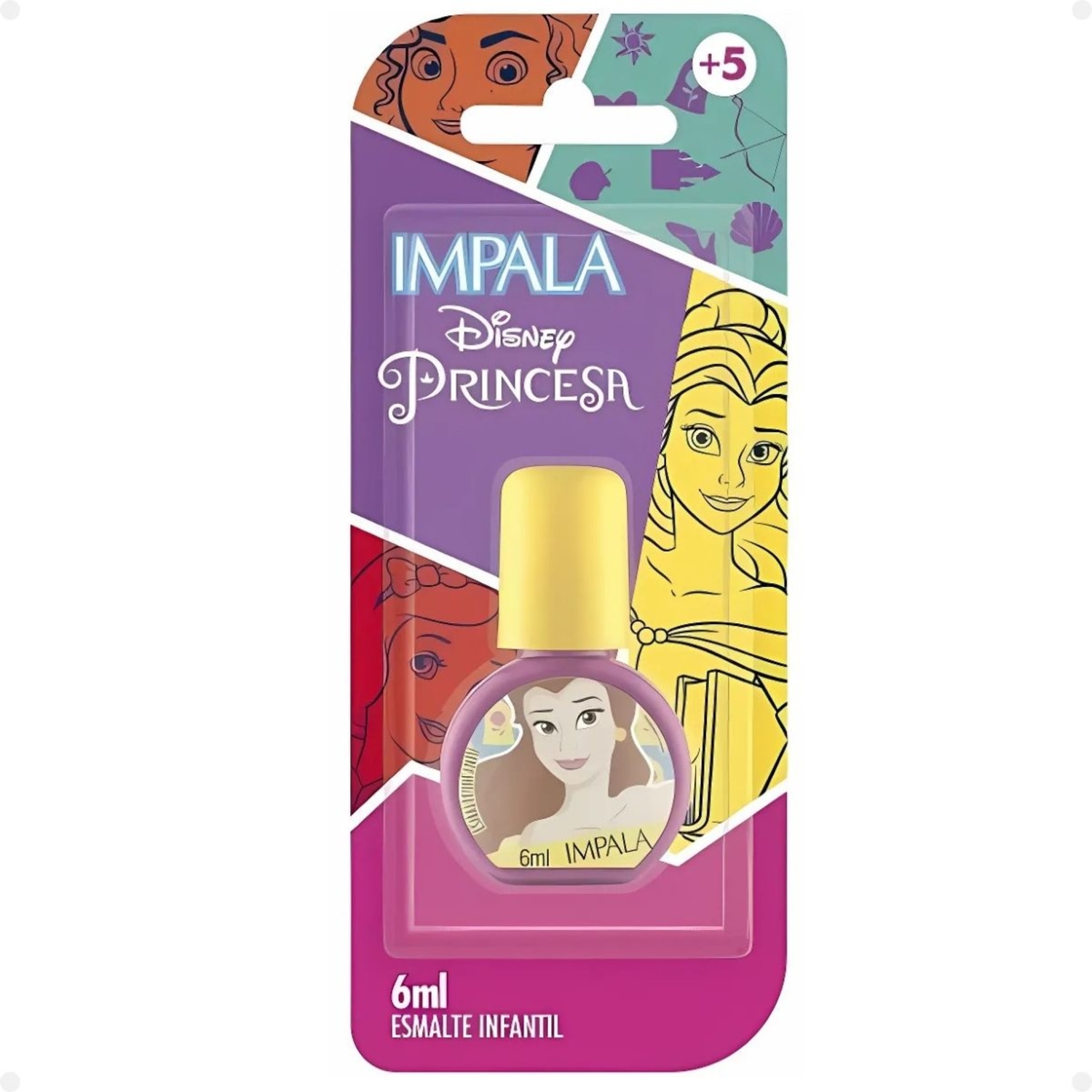 Esmalte Infantil Impala Disney Leia e Conquiste 6ml