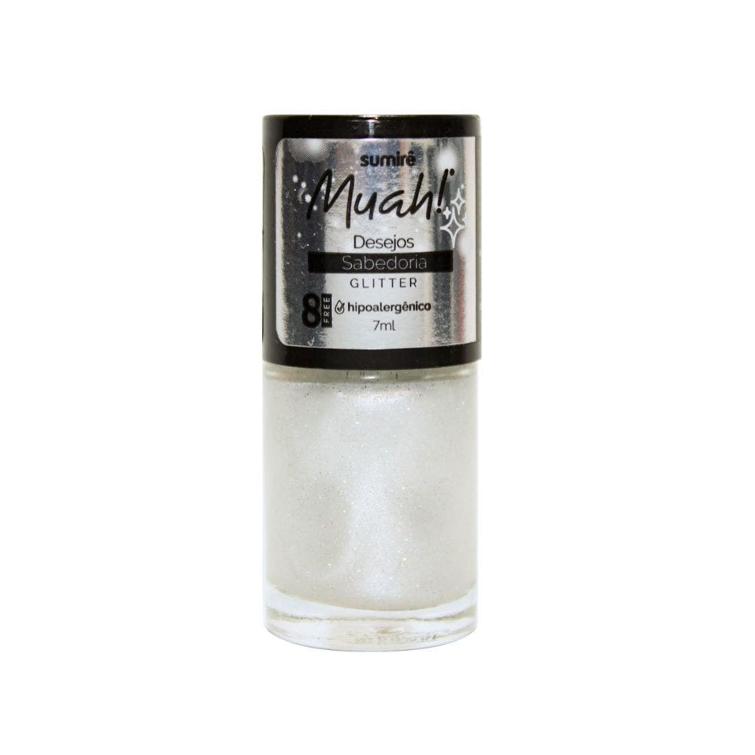 Esmalte Glitter Muah! Desejos Sabedoria 7ml