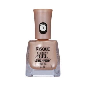 Esmalte Risqué Diamond Gel Divas No Poder Golden Diva 9,5ml Esmalte Risqué Diamond Gel Divas No Poder Golden Diva 9,5ml
