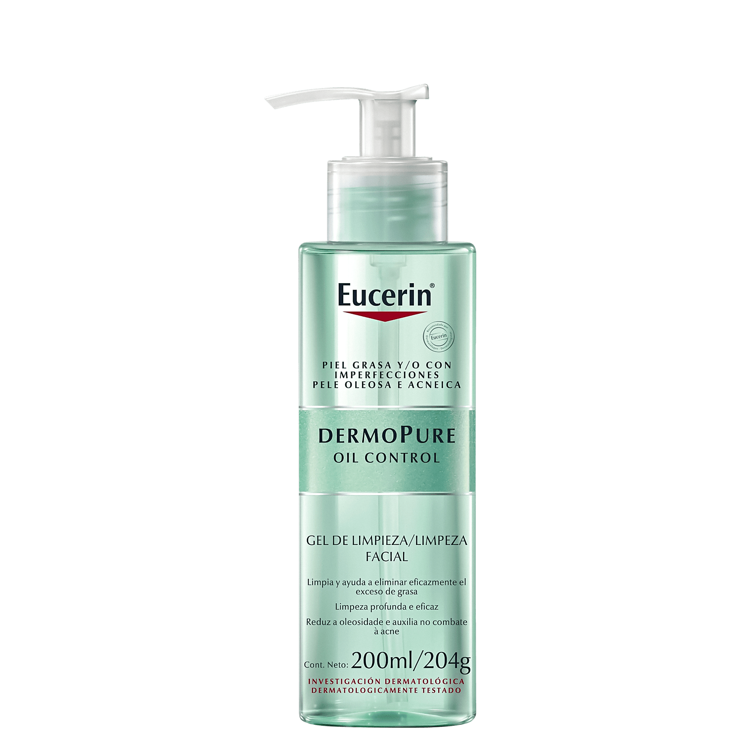 Gel de Limpeza Facial Eucerin DermoPure Gentil 204g