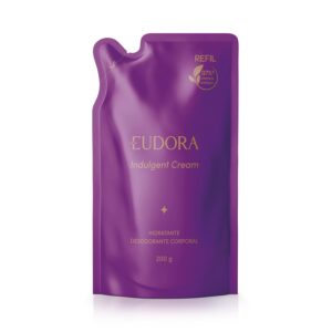 Refil Creme Corporal Eudora Indulgent Cream Hidratante Desodorante 200g