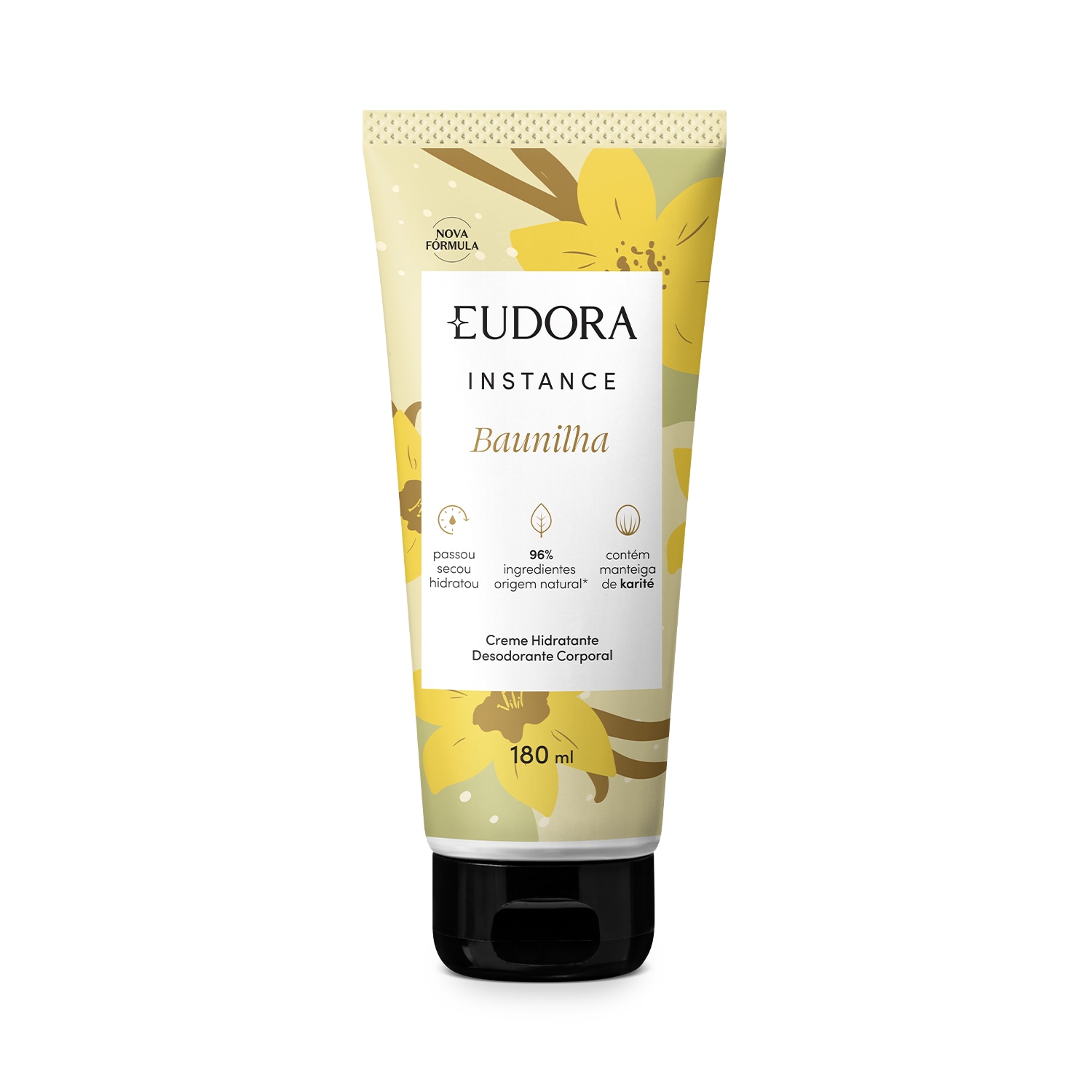 Creme Corporal Eudora Instance Baunilha Hidratante Desodorante 180ml
