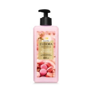 Creme Corporal Eudora Instance Doces Finos Macaron de Framboesa Hidratante Desodorante 400ml