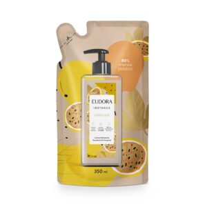 Refil Creme Corporal Eudora Instance Maracujá Hidratante Desodorante 350ml