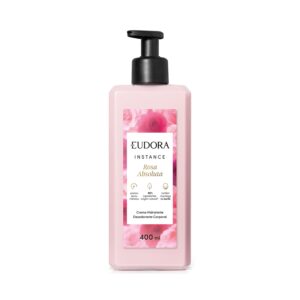 Creme Corporal Eudora Instance Rosa Absoluta Hidratante Desodorante 400ml