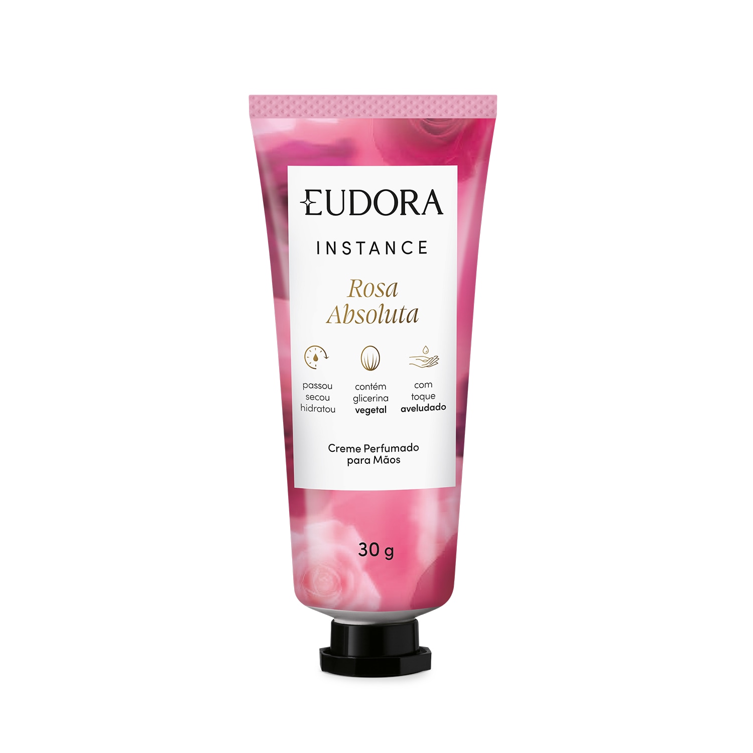 Creme Perfumado para Mãos Eudora Instance Rosa Absoluta 30g