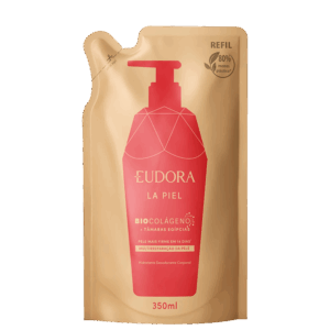 Refil Hidratante Desodorante Corporal Eudora La Piel Tâmaras Egípcias 350ml