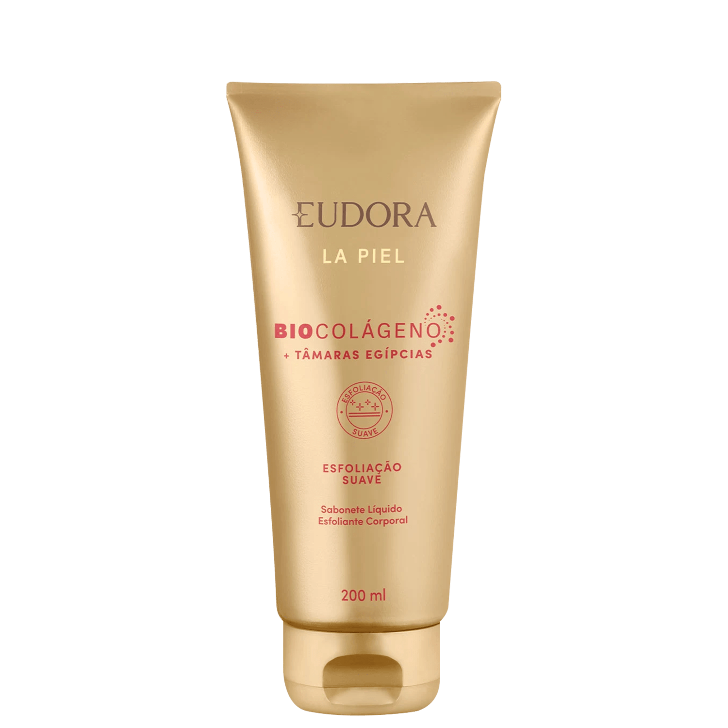Sabonete Líquido Esfoliante Eudora La Piel Tâmaras Egípcias Corporal 200ml