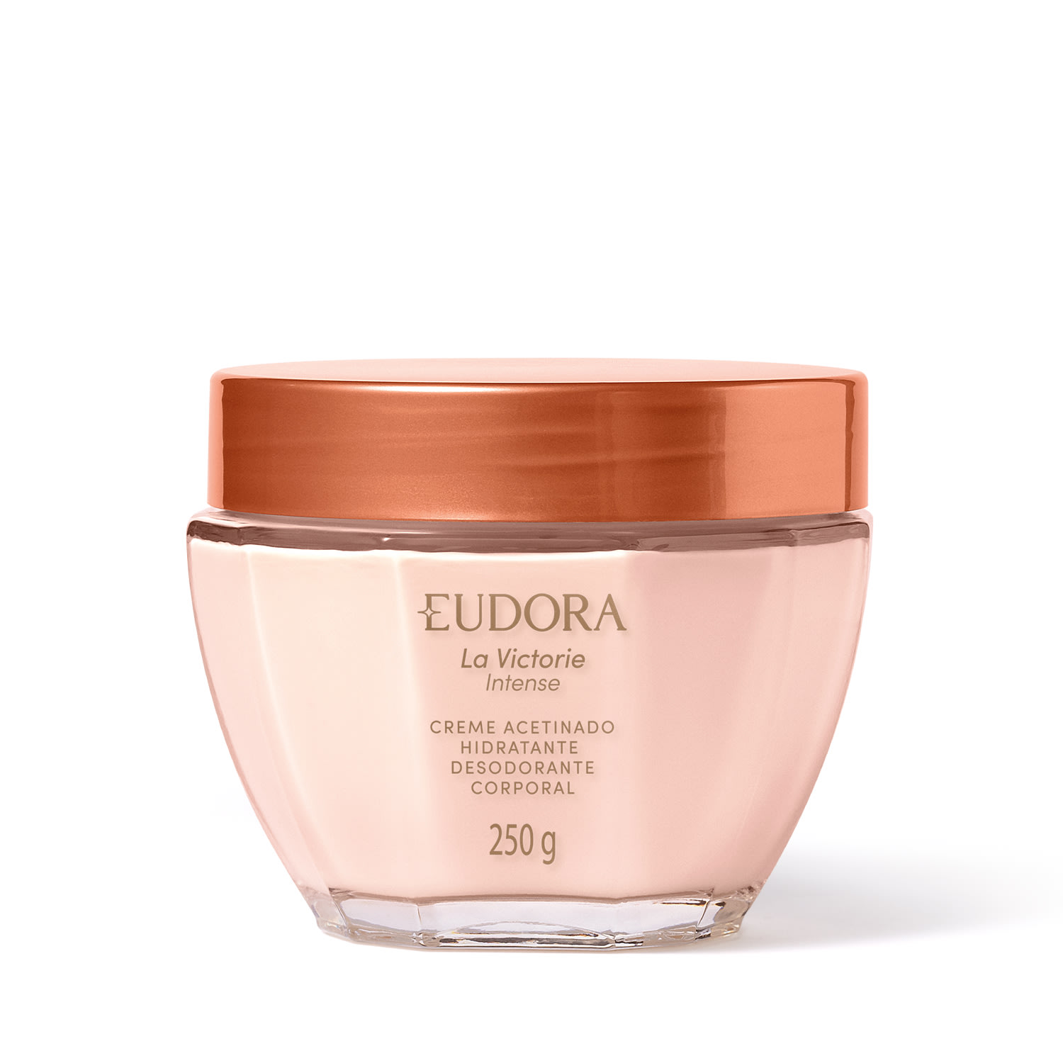 Creme Acetinado Corporal Eudora La Victorie Intense Hidratante Desodorante 250g