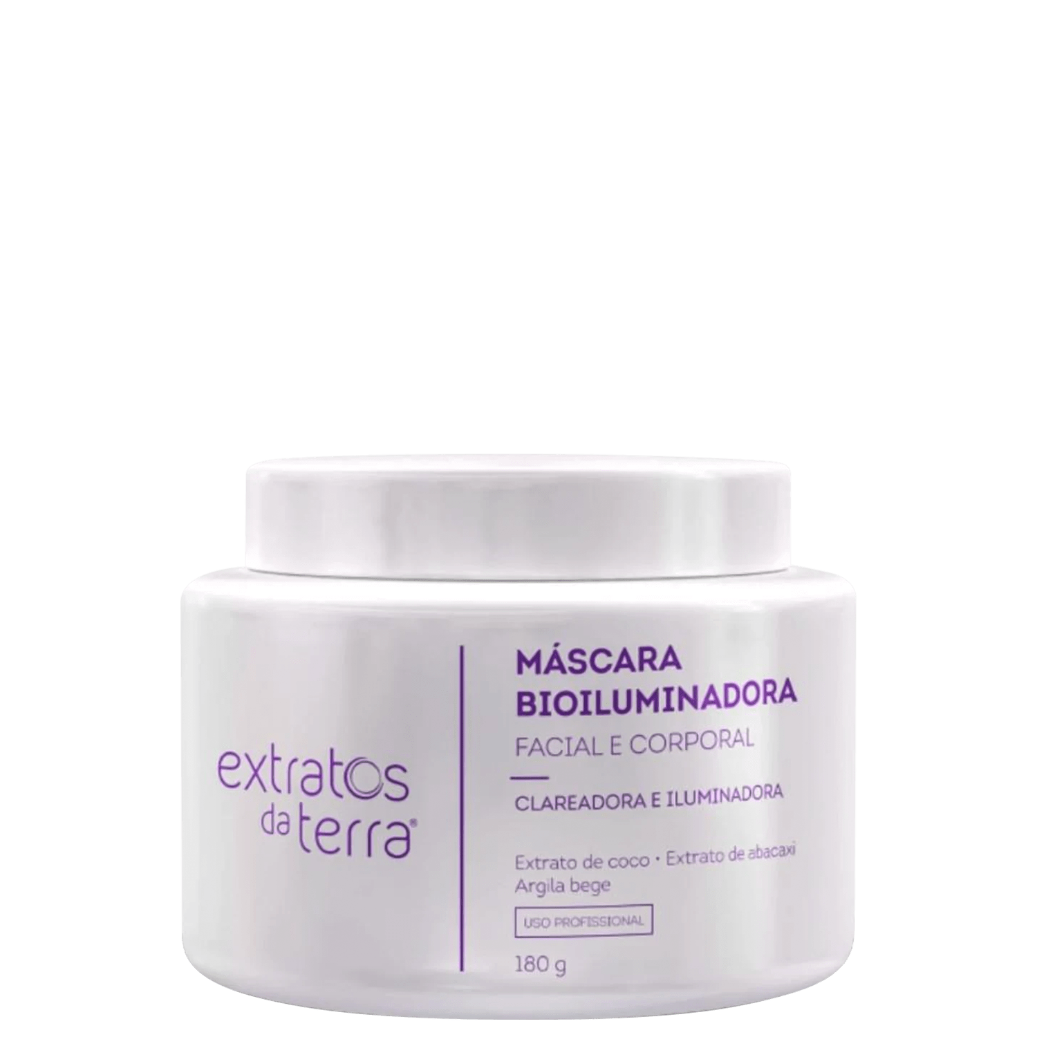 Máscara Bioiluminadora Extratos da Terra 180g Normal