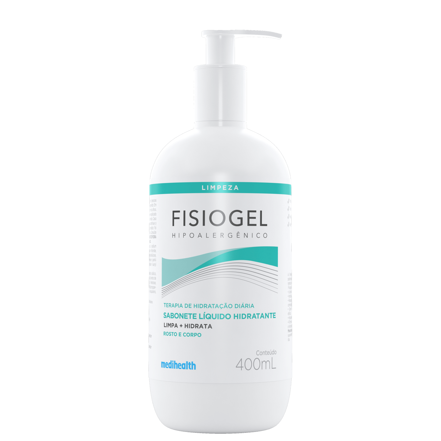 Sabonete Líquido Fisiogel Terapia de Hidratação Diária 400ml