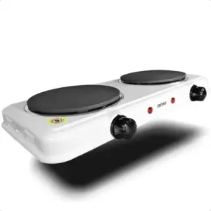 Fogão Elétrico Portátil Startools 2 Bocas Chapa 2000W 127V 220V Controle Temperatura Fogão Elétrico Portátil Startools 2 Bocas Chapa 2000W 127V 220V Controle Temperatura