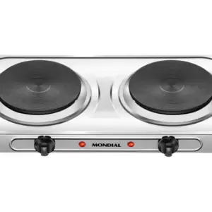 Fogão Elétrico de Mesa Mondial 2 Bocas Fast Cook Due Fogão Elétrico de Mesa Mondial 2 Bocas Fast Cook Due