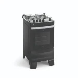 Fogão de Piso a Gás Atlas 4 Bocas Preto Acendimento Automático Forno 50L Bivolt Agile Fogão de Piso a Gás Atlas 4 Bocas Preto Acendimento Automático Forno 50L Bivolt Agile