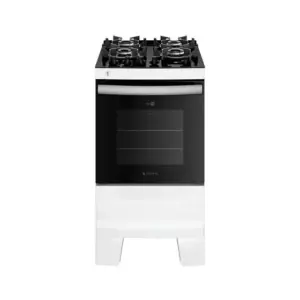 Fogão de Piso a Gás Atlas 4 Bocas Branco Mesa de Vidro Bivolt Agile Up Glass Fogão de Piso a Gás Atlas 4 Bocas Branco Mesa de Vidro Bivolt Agile Up Glass