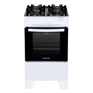 Fogão de Piso a Gás Atlas 4 Bocas Branco Acendimento Automático Mônaco Top Glass Fogão de Piso a Gás Atlas 4 Bocas Branco Acendimento Automático Mônaco Top Glass