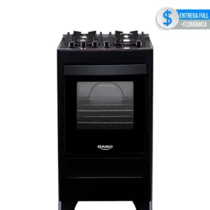 Fogão de Piso a Gás Dako 4 Bocas com Mesa de Vidro Bivolt Supreme Glass