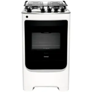 Fogão de Piso a Gás Consul 4 Bocas Branco CFO4NABUNA Fogão de Piso a Gás Consul 4 Bocas Branco CFO4NABUNA