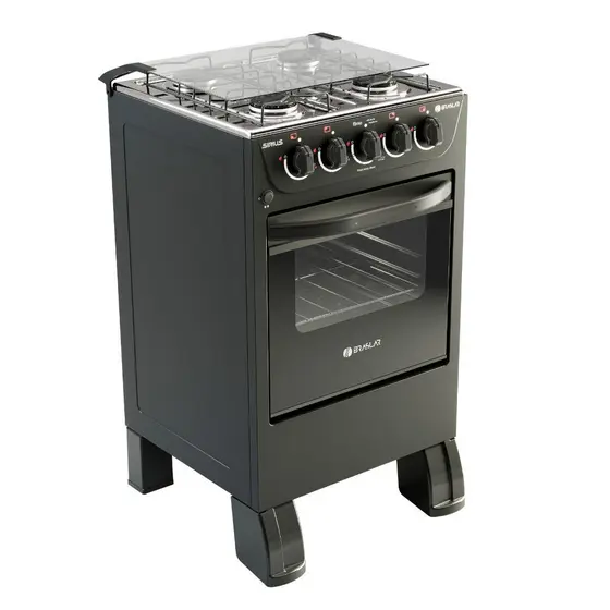 Fogão de Piso a Gás Braslar 4 Bocas Sirius Plus 2023