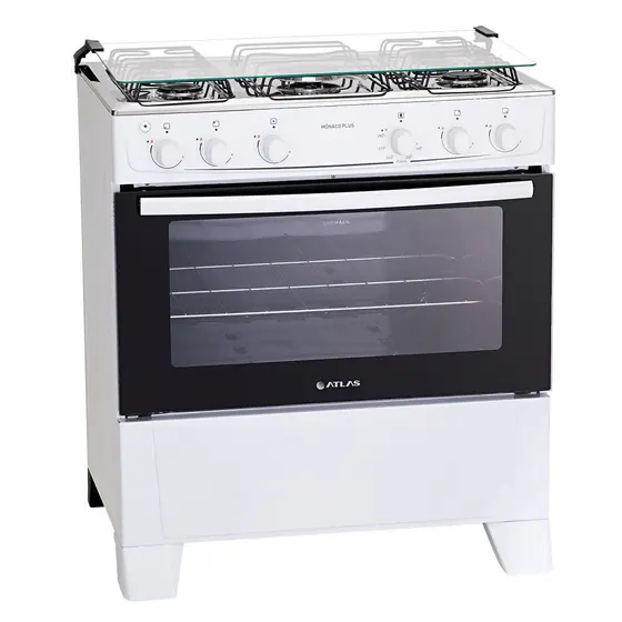Fogão de Piso a Gás Atlas 5 Bocas Mônaco Plus