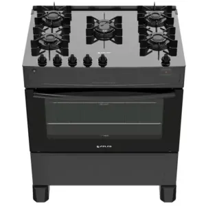 Fogão de Piso a Gás Atlas 5 Bocas Acendimento Automático Mônaco Top Glass