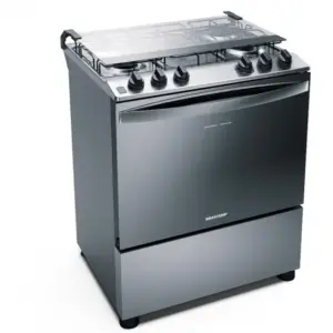 Fogão de Piso a Gás Brastemp 5 Bocas BFS5NCR