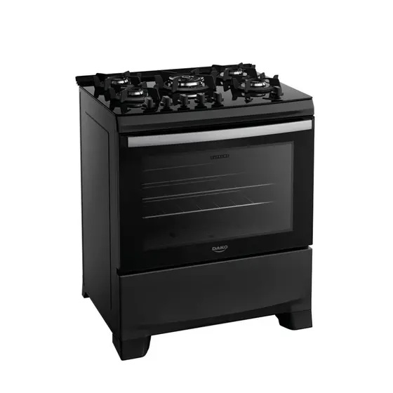 Fogão de Piso a Gás Dako 5 Bocas Supreme Glass