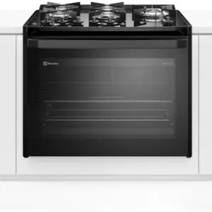 Fogão de Embutir a Gás Electrolux 5 Bocas Preto Mesa de Vidro Experience FE5EP