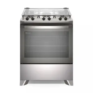 Fogão de Piso a Gás Electrolux 5 Bocas Acendimento Automático Efficient FE5IC