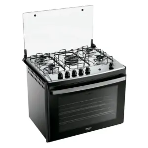 Fogão de Embutir a Gás Dako 5 Bocas Mesa de Inox Bivolt Supreme