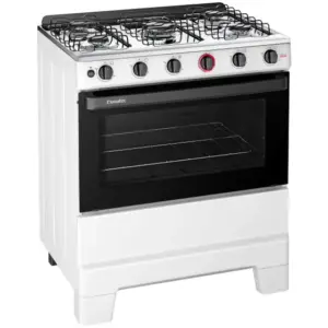 Fogão de Piso a Gás Esmaltec 5 Bocas Branco Ideal Super BR 5121