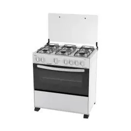 Fogão de Piso a Gás Esmaltec 6 Bocas Branco Automático Caribe