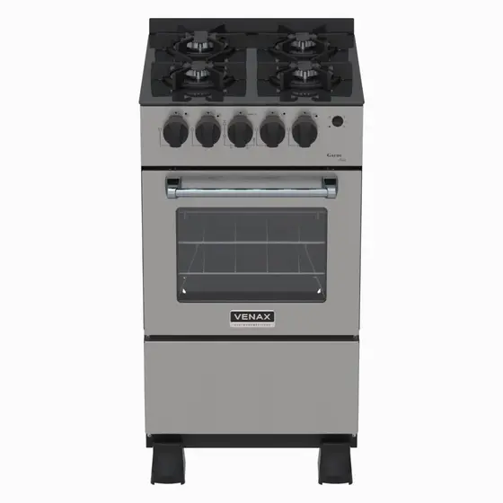 Fogão a Gás Venax 4 Bocas Inox Gaudi Line