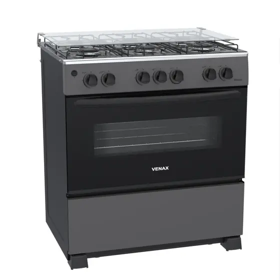 Fogão a Gás Venax 6 Bocas Grafite Picasso GIII