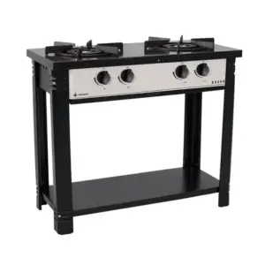 Fogão a Gás Industrial Venâncio 2 BOCAS Cinza Bravo BR2B