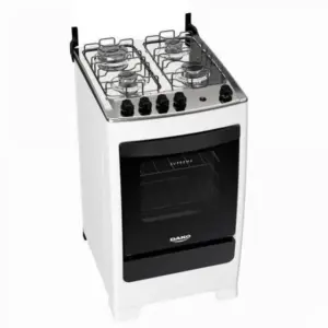 Fogão a Gás de Piso Dako 4 Bocas Mesa de Inox Supreme