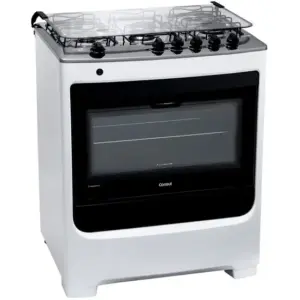 Fogão a Gás de Piso Consul 5 Bocas Mesa em Aço Inox CFS5NAB