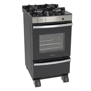 Fogão a Gás Venax 4 Bocas Inox Gás GLP Maxi Vitreo Fogão a Gás Venax 4 Bocas Inox Gás GLP Maxi Vitreo